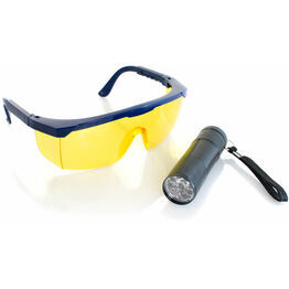 UV kit - LED Torch and Yellow Goggles