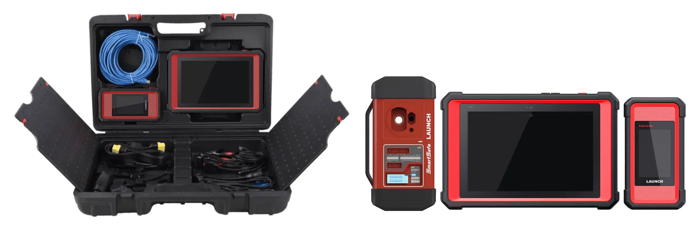 IMMO PAD with case and full red surround