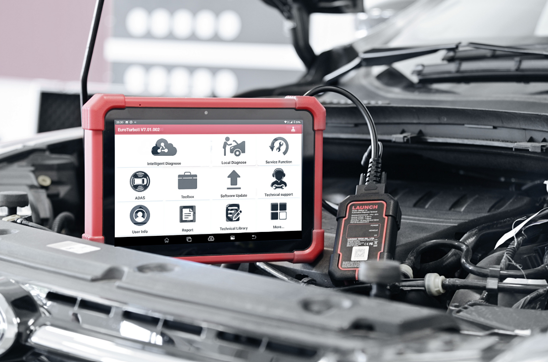 DPF diagnostic tool displaying error readings related to diesel particulate filter issues during vehicle diagnostics.