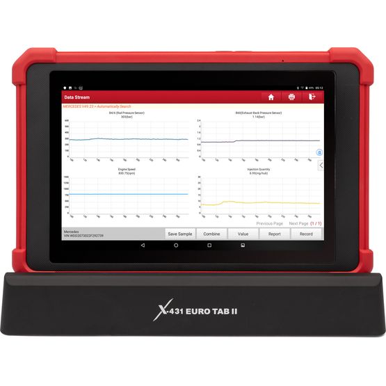 Launch X431 Eurotab II with 2yr software